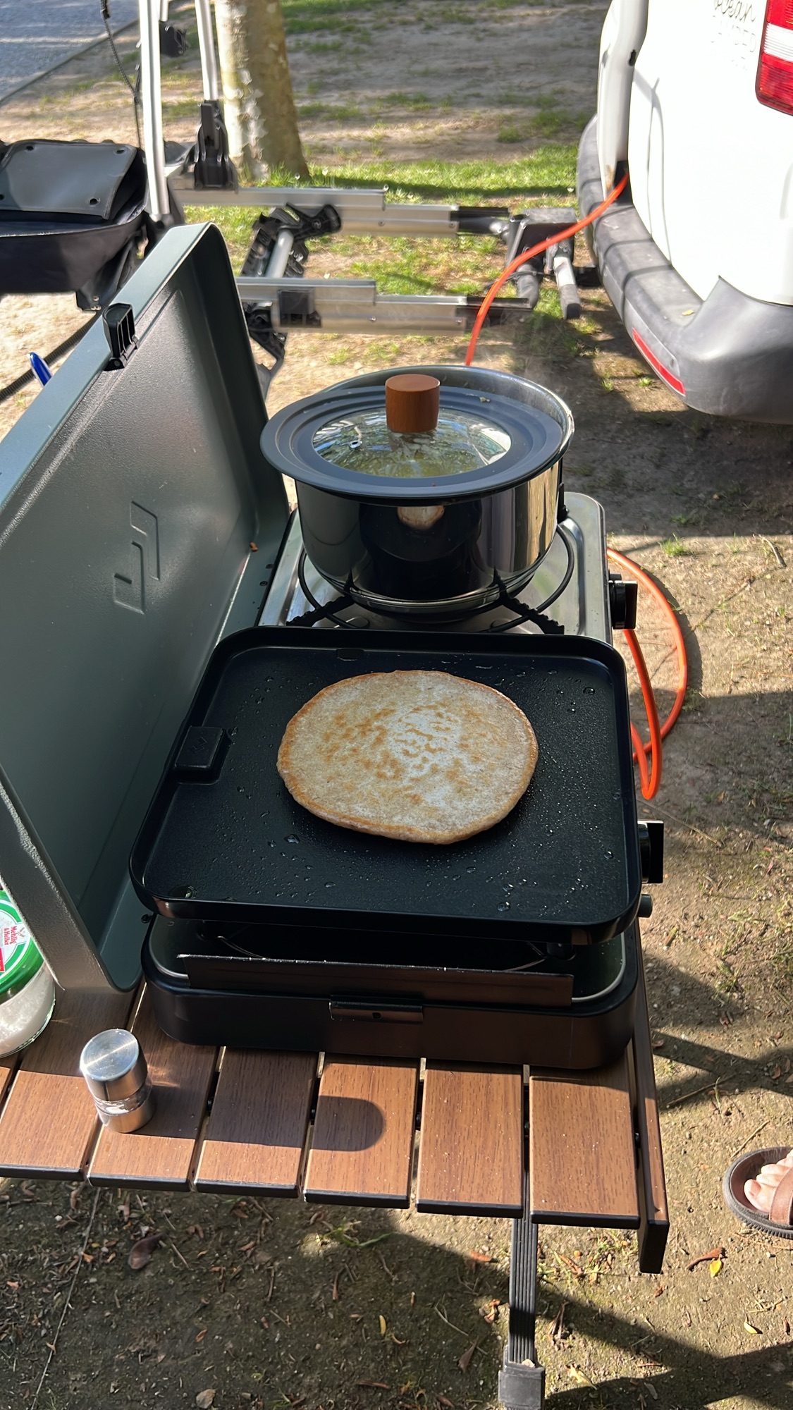 Pancakes mit „Global Tribe“ Sauerteig – Abschied von Spanien