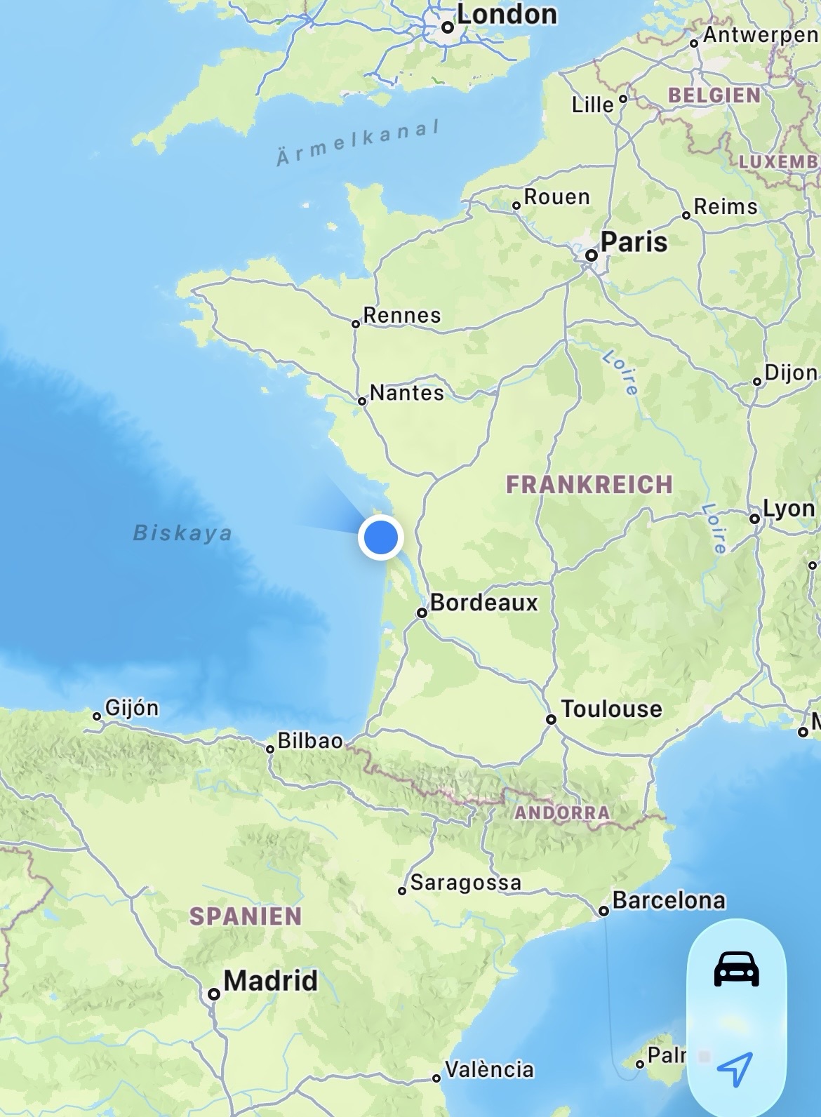 Vorbei an den Pyrenäen – Sankt Peter-Ording in Frankreich