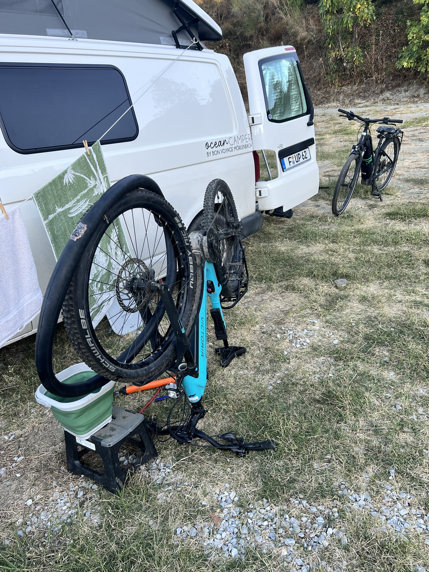 Fahrrad: Platten Nr. 4 und Nr. 5